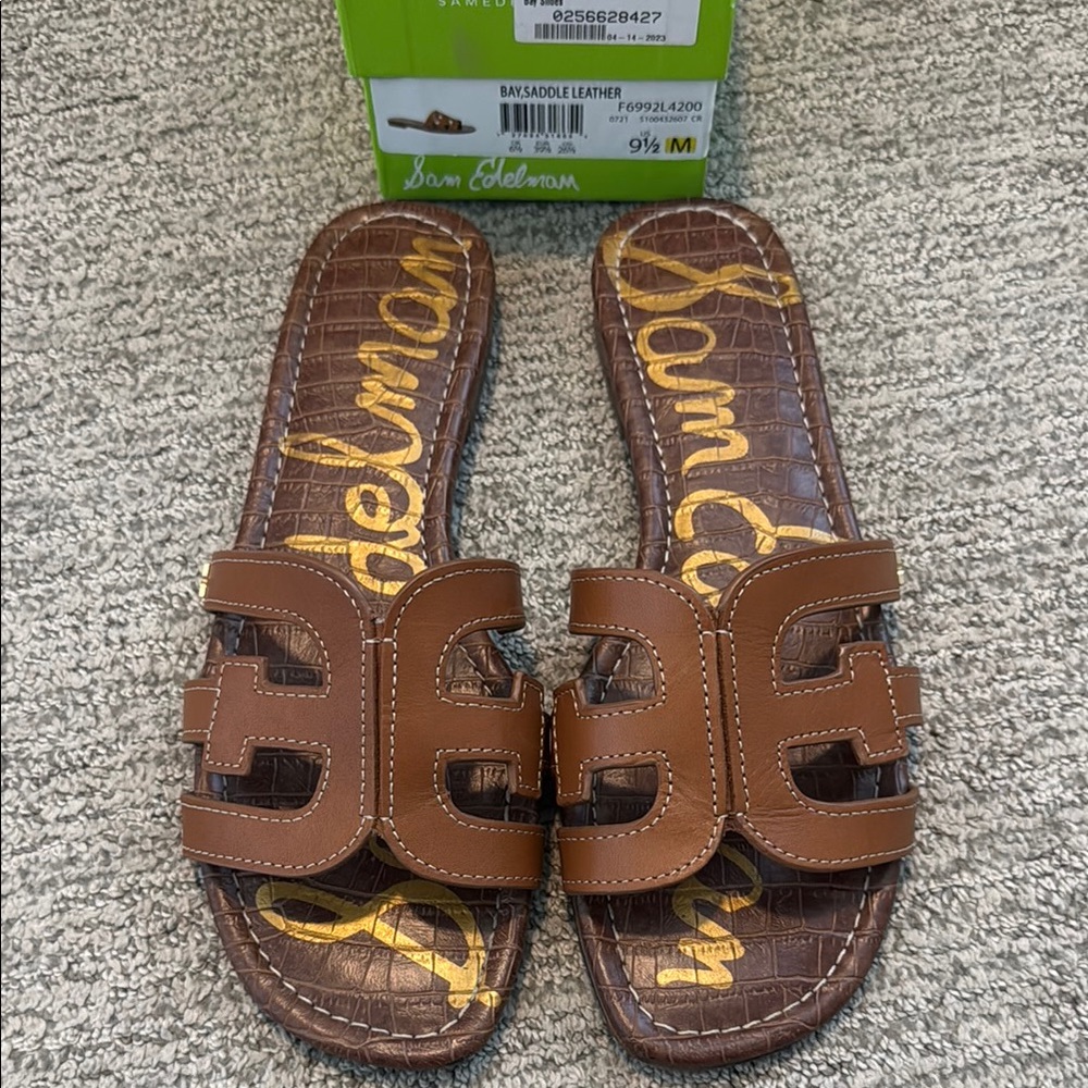 Sam Edelman Brown Leather Sandals